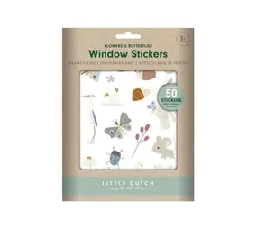 Little Dutch Raamstickers Flowers & Butterflies