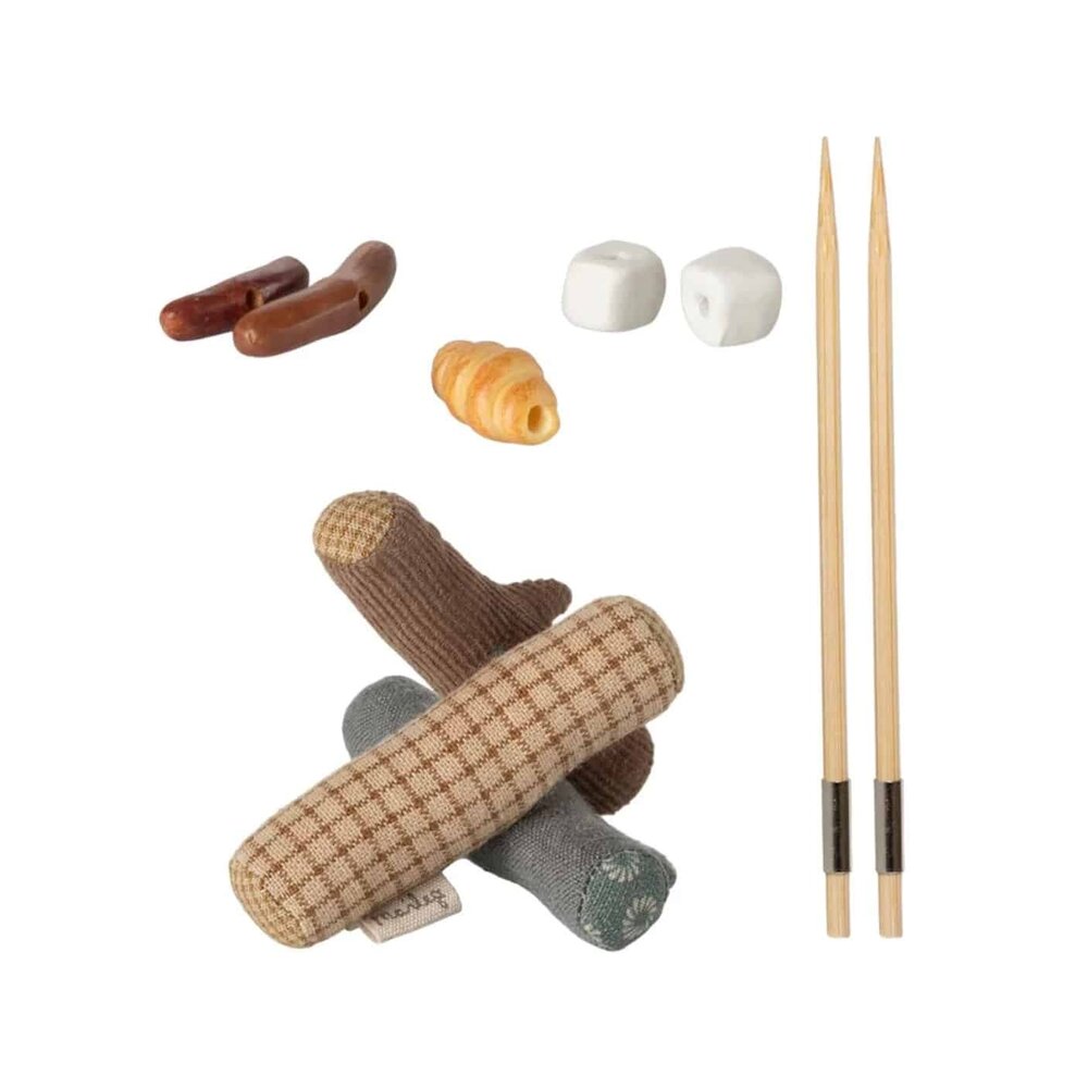 Maileg Bonfire set, Mouse Maileg Bonfire set, Mouse