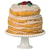 Maileg Party cake and cake stand, Mouse - Off white