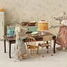 Maileg Party cake and cake stand, Mouse - Off white