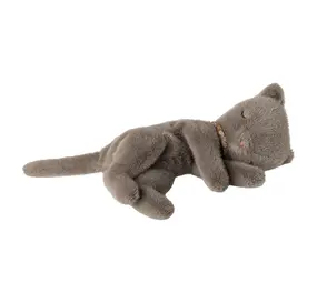 Maileg Sleeping kitten plush, Small - Grey Maileg Sleeping kitten plush, Small - Grey