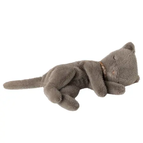 Maileg Sleeping kitten plush, Small - Grey Maileg Sleeping kitten plush, Small - Grey
