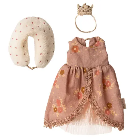 Maileg Queen dress, Mum mouse Maileg Queen dress, Mum mouse