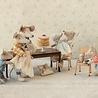 Maileg Baby mouse in gown - Mint Maileg Baby mouse in gown - Mint