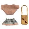 Maileg Clothes and bag, Little sister mouse Maileg Clothes and bag, Little sister mouse