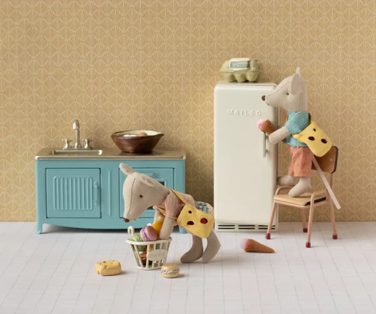 Maileg Clothes and bag, Little sister mouse Maileg Clothes and bag, Little sister mouse