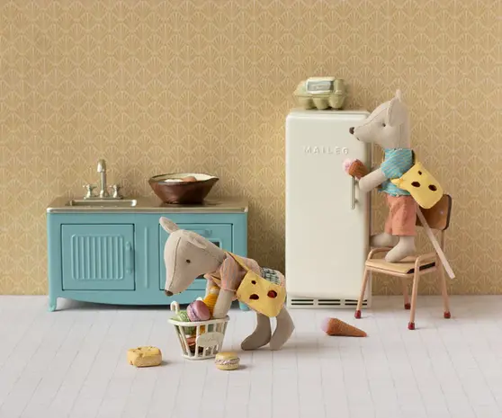 Maileg Clothes and bag, Little sister mouse Maileg Clothes and bag, Little sister mouse