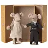 Maileg Wedding mice couple in box, Mum and Dad Maileg Wedding mice couple in box, Mum and Dad