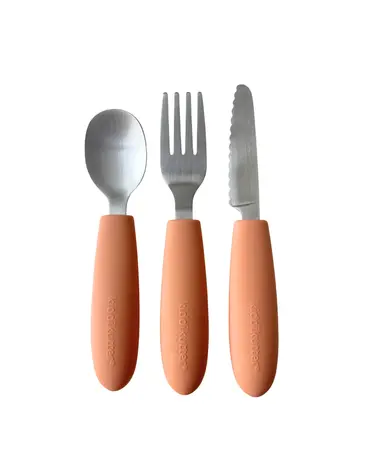 Kiddikutter Kinder Bestekset Peach Kiddikutter Kinder Bestekset Peach