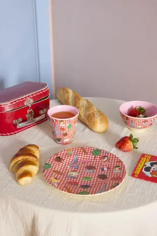 Rice Melamine Beker - Medium - Red Kids in Paris Rice Melamine Beker - Medium - Red Kids in Paris