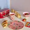 Rice Melamine Beker - Medium - Red Kids in Paris Rice Melamine Beker - Medium - Red Kids in Paris