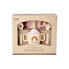 Rice Melamine Baby Diner Set in Gift Box - ABC - Roze Rice Melamine Baby Diner Set in Gift Box - ABC - Roze
