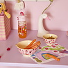 Rice Melamine Kom - Small - ABC - Roze Rice Melamine Kom - Small - ABC - Roze