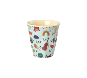 Rice Beker - Small - ABC - Blauw Rice Beker - Small - ABC - Blauw