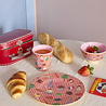 Rice Melamine Bord - Red Kids in Paris Rice Melamine Bord - Red Kids in Paris