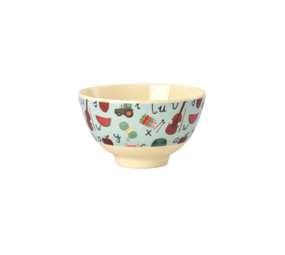 Rice Kom - Small - ABC - Blauw Rice Kom - Small - ABC - Blauw