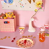 Rice Melamine Beker - Small - ABC - Roze Rice Melamine Beker - Small - ABC - Roze