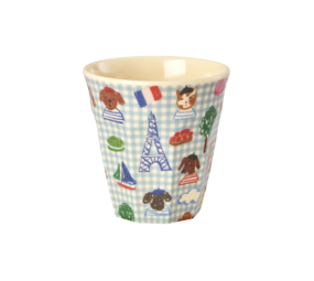 Rice Beker - Medium - Blue Kids in Paris
