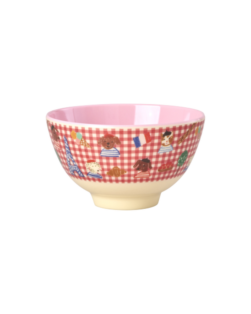 Rice Melamine Kom - Small - Red Kids in Paris Rice Melamine Kom - Small - Red Kids in Paris