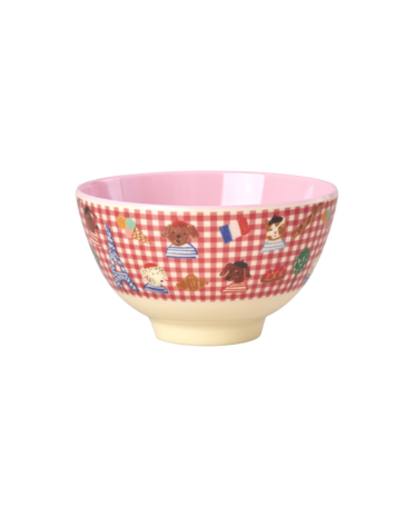 Rice Melamine Kom - Small - Red Kids in Paris Rice Melamine Kom - Small - Red Kids in Paris
