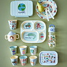 Rice Melamine Beker - Medium - ABC - Blauw Rice Melamine Beker - Medium - ABC - Blauw