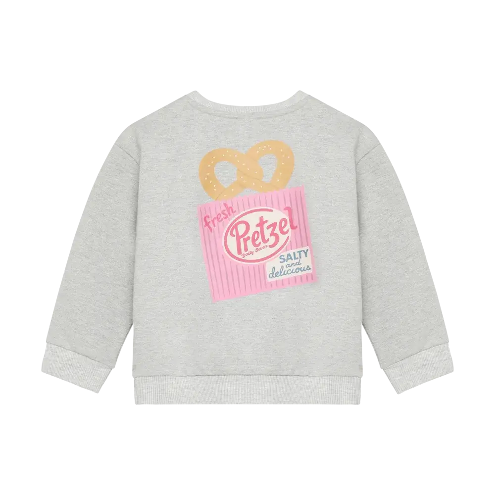 Daily7 Sweater Backprint - Light Grey Melange Daily7 Sweater Backprint - Light Grey Melange