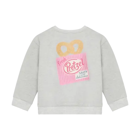 Daily7 Sweater Backprint - Light Grey Melange Daily7 Sweater Backprint - Light Grey Melange