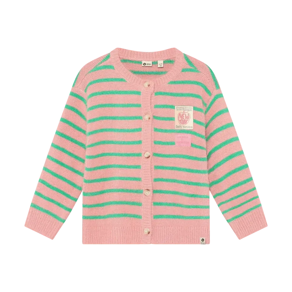 Daily7 Vest Striped Cardigan Daily7 Vest Striped Cardigan