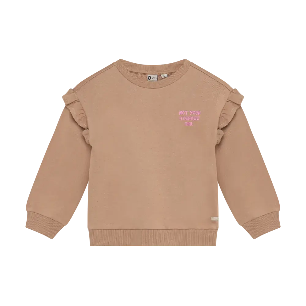 Daily7 Sweater Backprint Ruffle