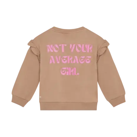 Daily7 Sweater Backprint Ruffle