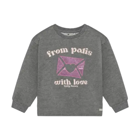 Daily7 Sweater Artwork - Mid Grey Melange