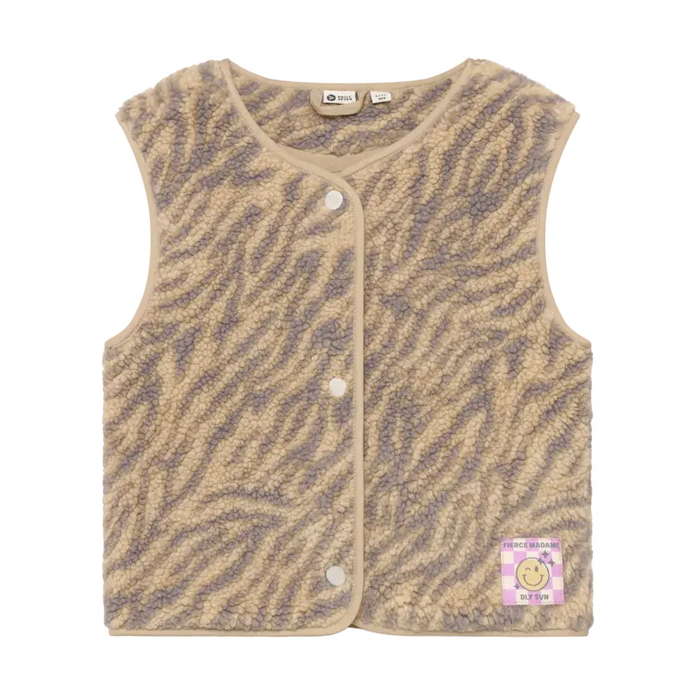 Daily7 Teddy Gilet Animal Daily7 Teddy Gilet Animal