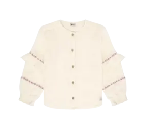 Daily7 Blouse Longsleeve Ruffle - Sand Daily7 Blouse Longsleeve Ruffle - Sand