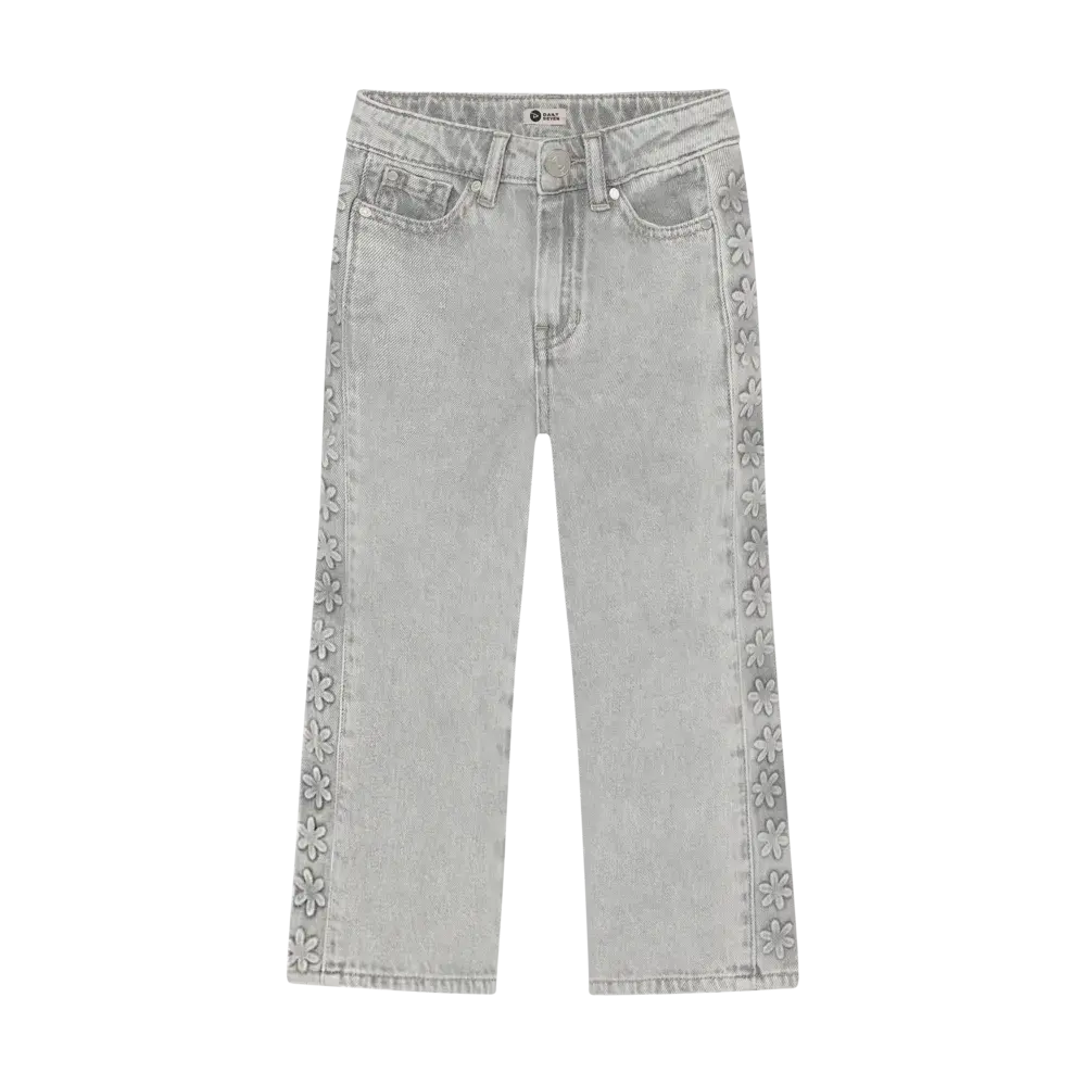 Daily7 Denim Wide Fit Embossing - Light Grey