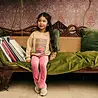 Daily7 Flared Legging Small Stripe -  Desert Rose