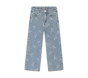 Daily7 Denim Wide Fit Bow