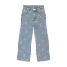 Daily7 Denim Wide Fit Bow