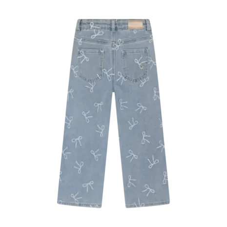 Daily7 Denim Wide Fit Bow