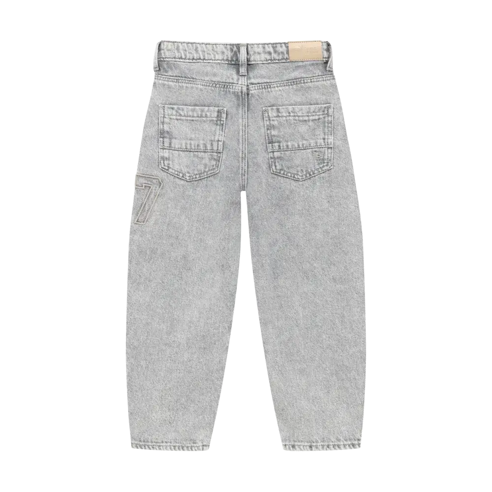Daily7 Denim Barrel Fit Jeans Light Grey