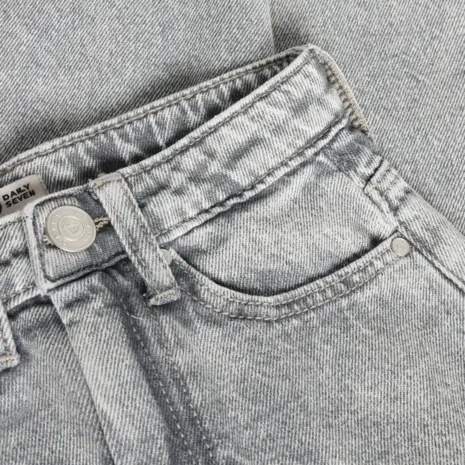 Daily7 Denim Barrel Fit Jeans Light Grey