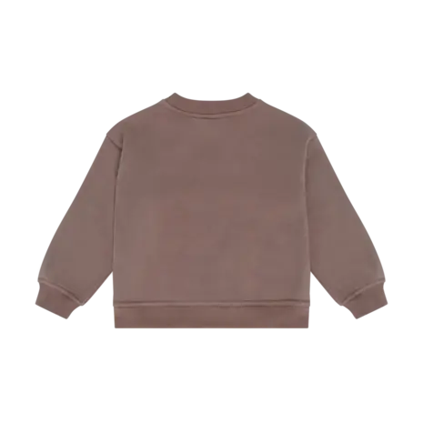 Daily7 Oversized Sweater Print Almond Brown Daily7 Oversized Sweater Print Almond Brown