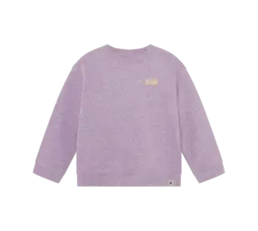 Daily7 Oversized Sweater Backprint Purple Melange