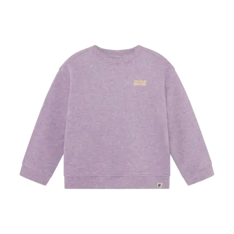 Daily7 Oversized Sweater Backprint Purple Melange