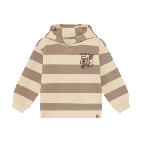 Daily7 Oversized Hoodie Backprint Taupe