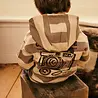 Daily7 Oversized Hoodie Backprint Taupe