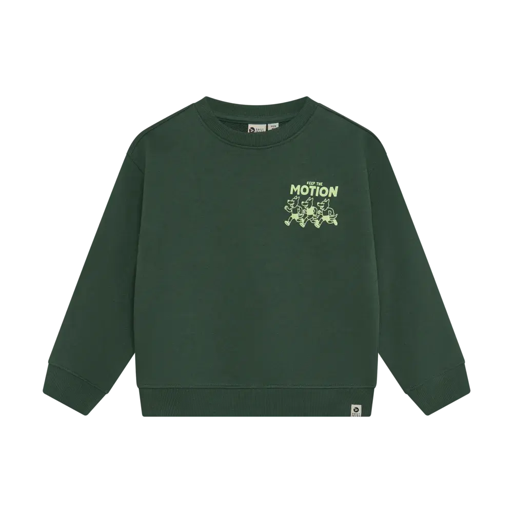 Daily7 Oversized Sweater Backprint - Jungle Green Daily7 Oversized Sweater Backprint - Jungle Green