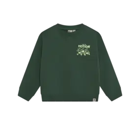 Daily7 Oversized Sweater Backprint - Jungle Green