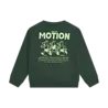 Daily7 Oversized Sweater Backprint - Jungle Green Daily7 Oversized Sweater Backprint - Jungle Green