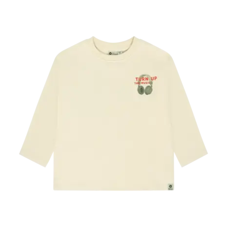 Daily7 Longsleeve Backprint - Sand Daily7 Longsleeve Backprint - Sand