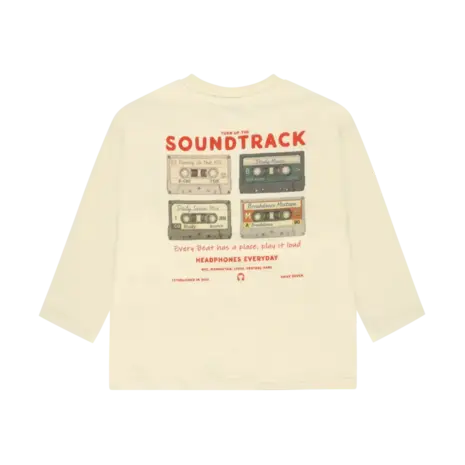 Daily7 Longsleeve Backprint - Sand Daily7 Longsleeve Backprint - Sand